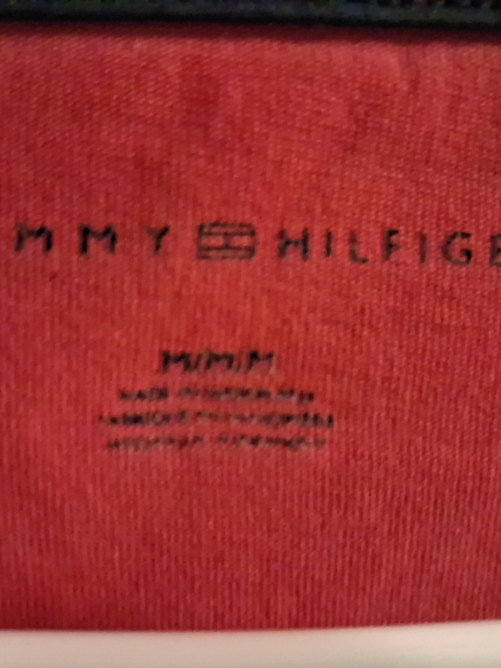 Tommy Hilfiger Red Crewneck Sweater